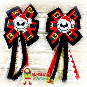 Nightmare Before Christmas Jack Sandy Claws Pigtail Set